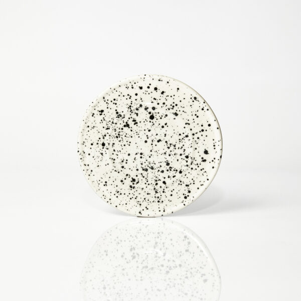 Spodek ceramiczny Baub nakrapiany/ Pollock patern/ ręcznie wytwarzany