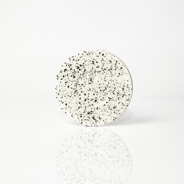 Spodek ceramiczny Baub espresso / Pollock patern/ ręcznie wytwarzany