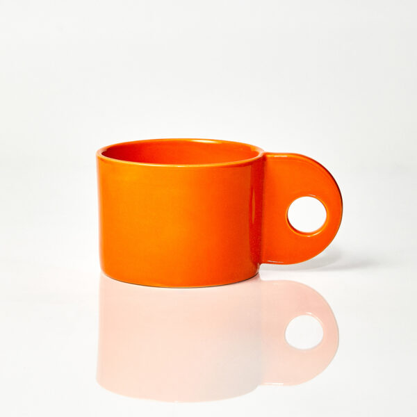 Kubek ceramiczny Baub / Orange/ ręcznie wytwarzany