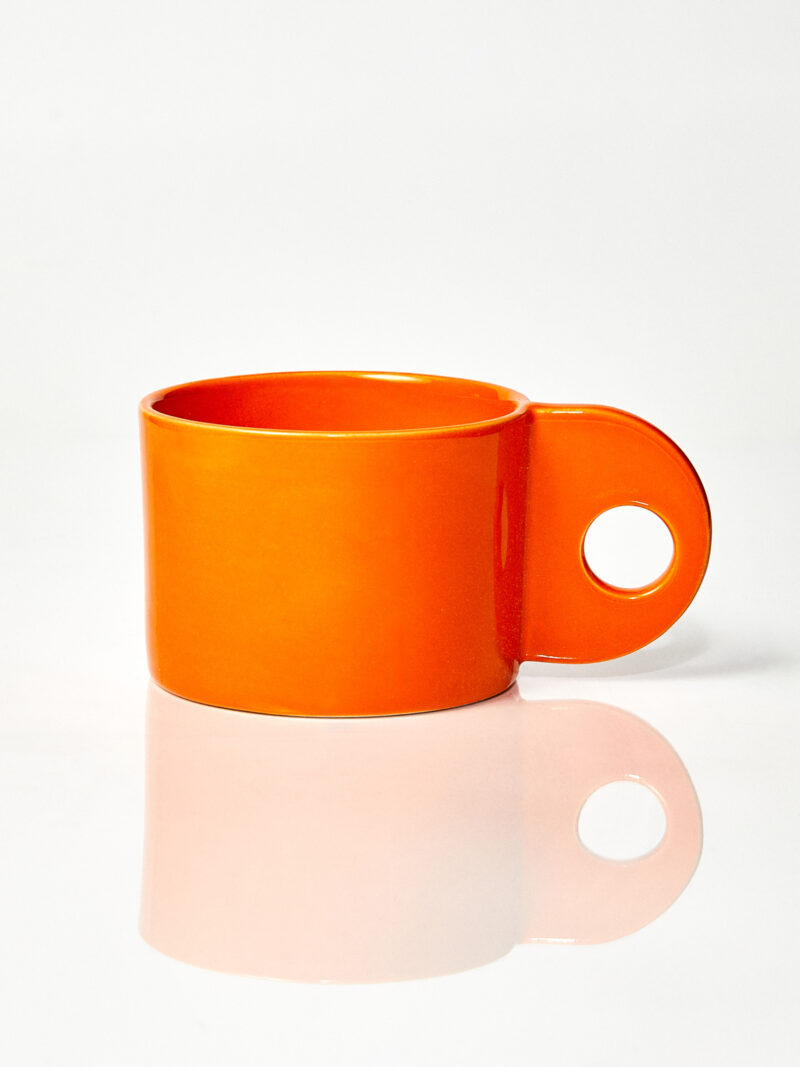 Kubek ceramiczny Baub / Orange/ ręcznie wytwarzany