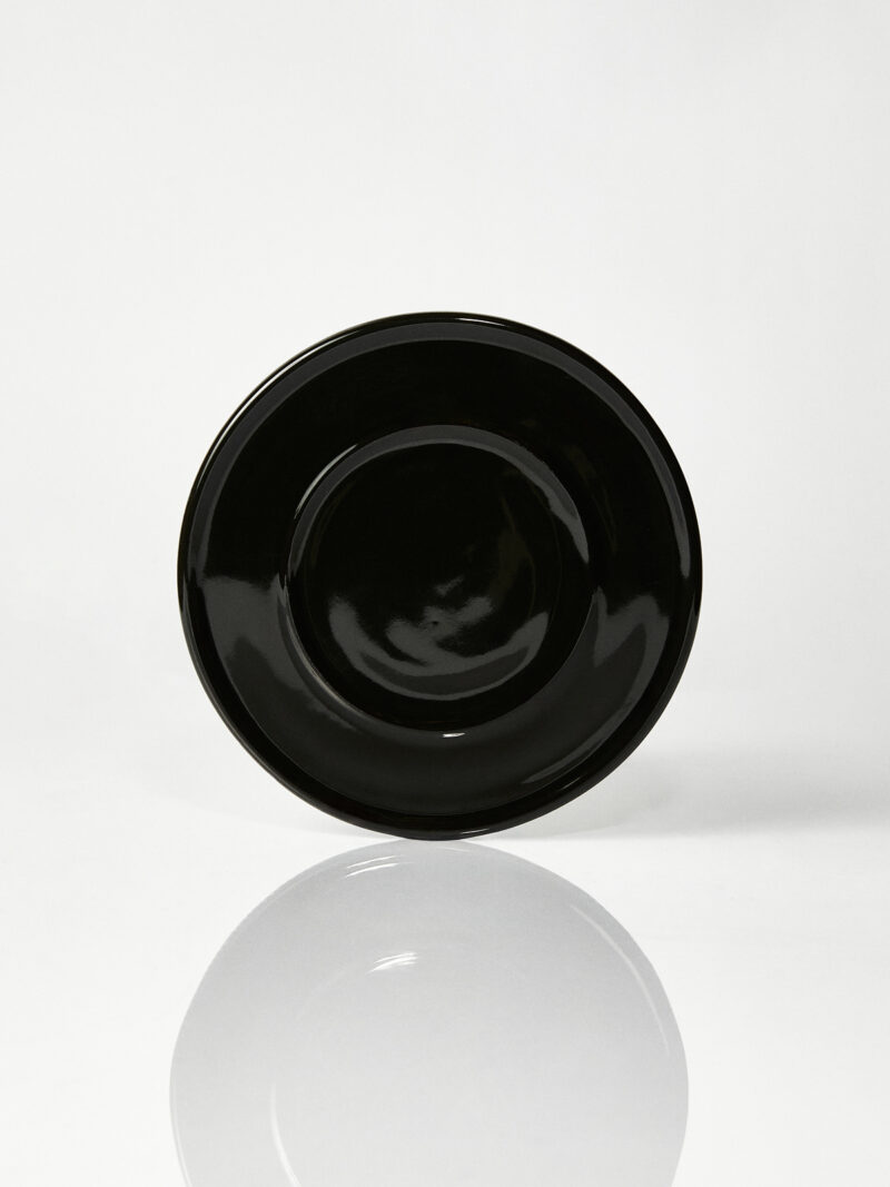Spodek ceramiczny Baub / Opal Black/ ręcznie wytwarzany
