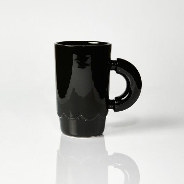 Kubek ceramiczny LOLA / Opal Black/ ręcznie wytwarzany