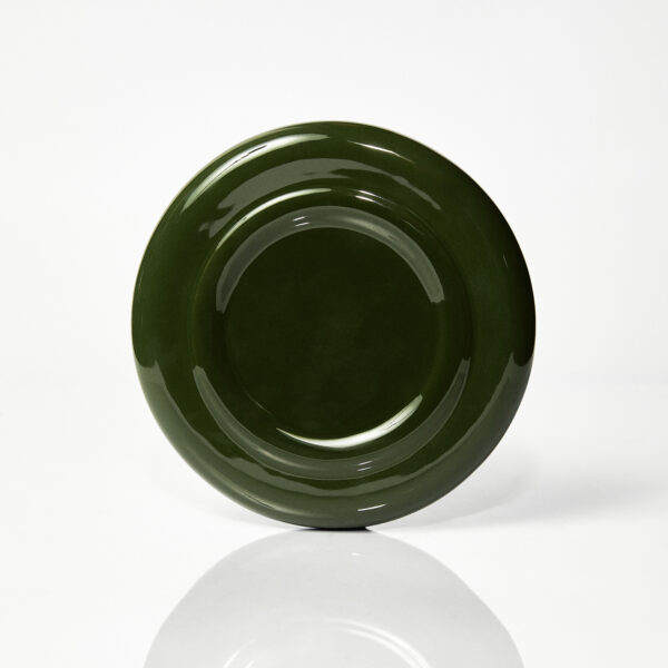 Spodek ceramiczny Jackie / Parrot green/ ręcznie wytwarzany