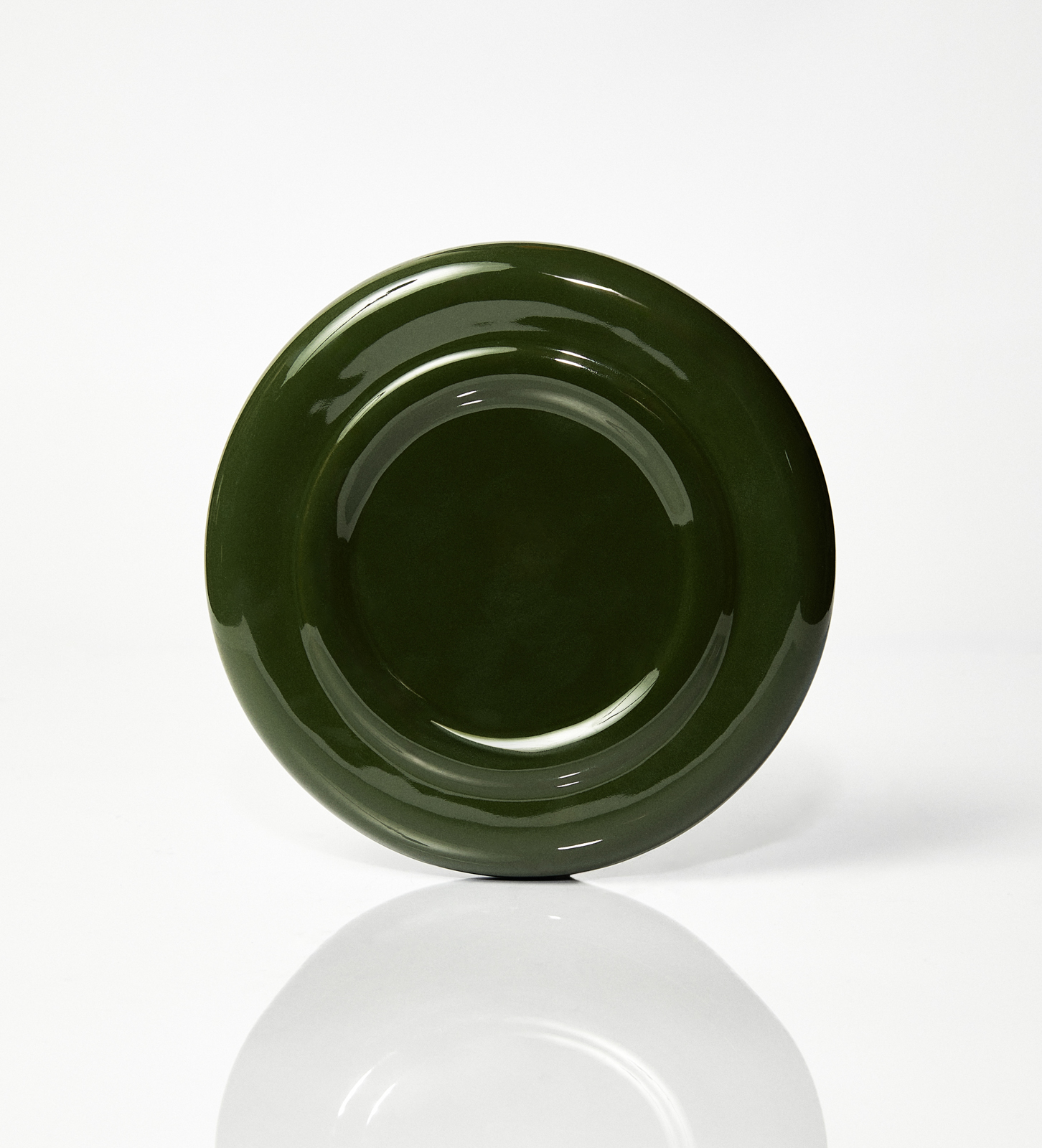 Kubek ceramiczny plus spodek Jackie / Parrot Green/ ręcznie wytwarzane - obrazek 5