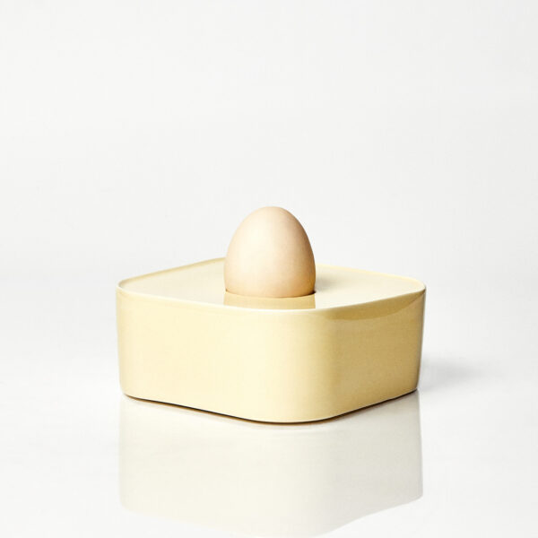 Holder na jajko CAMELOT / Butter / ręcznie wytwarzany