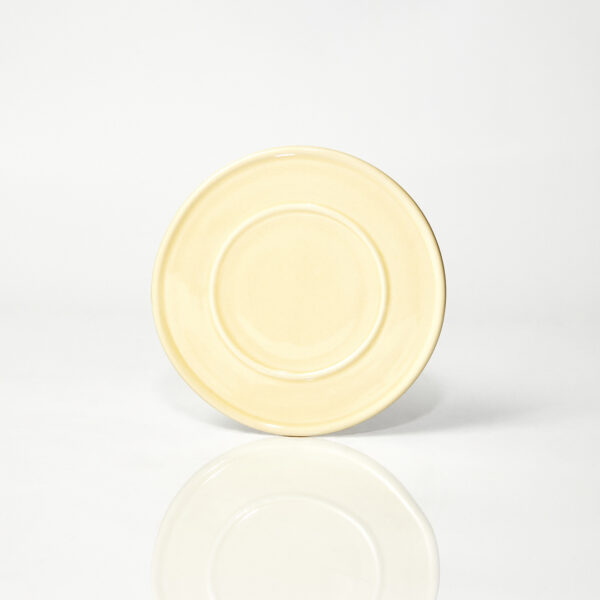 Spodek ceramiczny Baub / Butter/ ręcznie wytwarzany