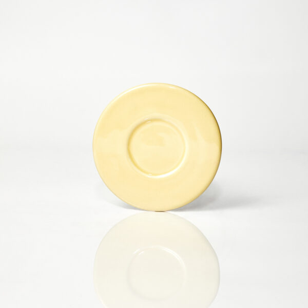 Spodek ceramiczny Baub espresso / Butter/ ręcznie wytwarzany