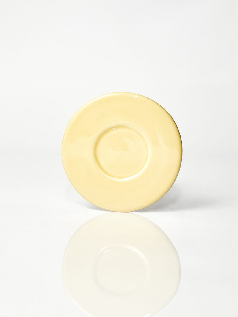 Spodek ceramiczny Baub espresso / Butter/ ręcznie wytwarzany