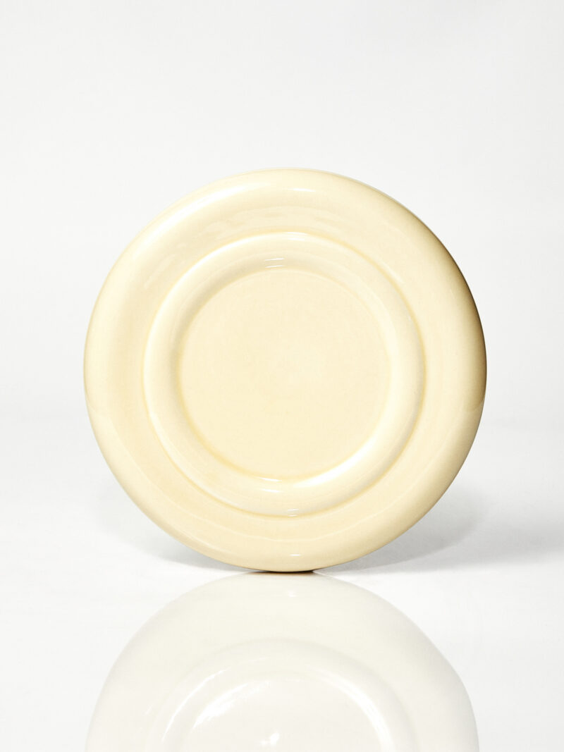 Spodek ceramiczny Jackie / Butter/ ręcznie wytwarzany