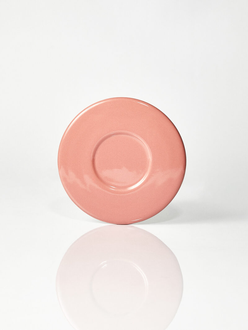 Spodek ceramiczny Baub espresso różowy/ Blooming Dahlia/ ręcznie wytwarzany