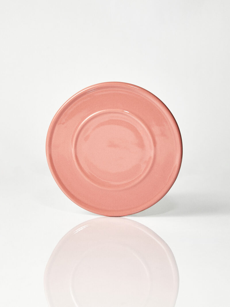 Spodek ceramiczny Baub różowy / Blooming Dahlia/ ręcznie wytwarzany