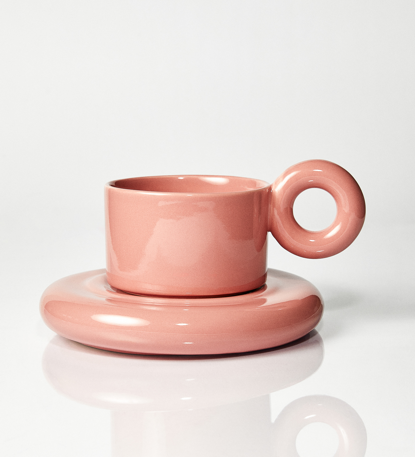 Spodek ceramiczny Jackie / Butter/ ręcznie wytwarzany (Kopia) - obrazek 3