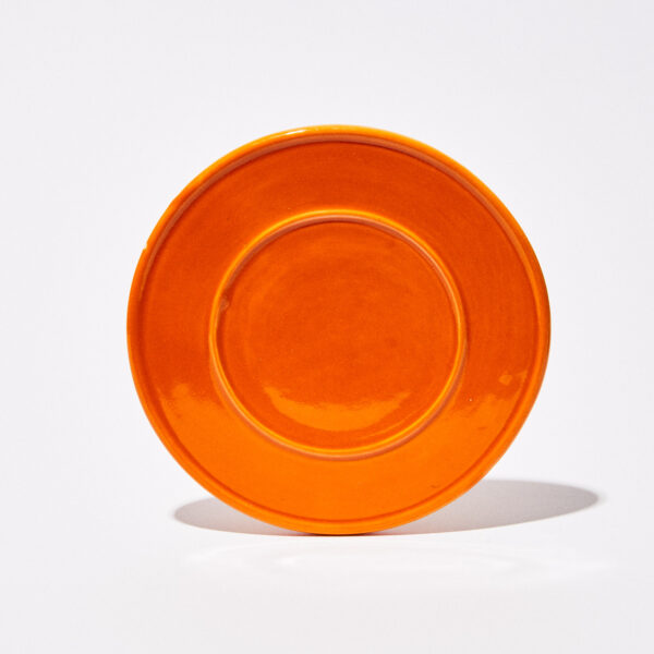 Spodek ceramiczny Baub / Orange/ ręcznie wytwarzany