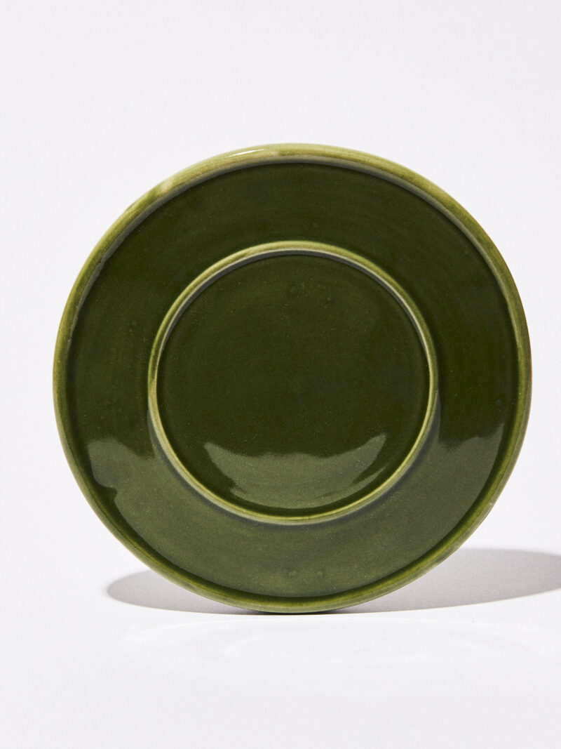 Spodek ceramiczny Baub / Parrot green/ ręcznie wytwarzany