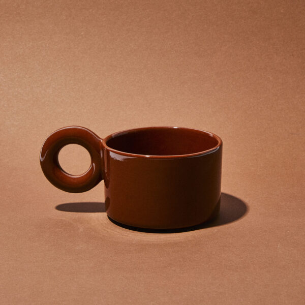 Kubek ceramiczny Jackie / hazlenut/ ręcznie wytwarzany