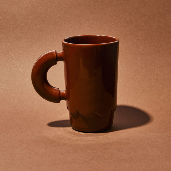 Kubek ceramiczny LOLA / hazlenut/ ręcznie wytwarzany