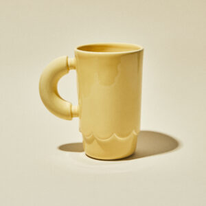 Kubek ceramiczny LOLA / Butter/ ręcznie wytwarzany