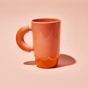 Kubek ceramiczny LOLA / Blooming Dahlia/ ręcznie wytwarzany