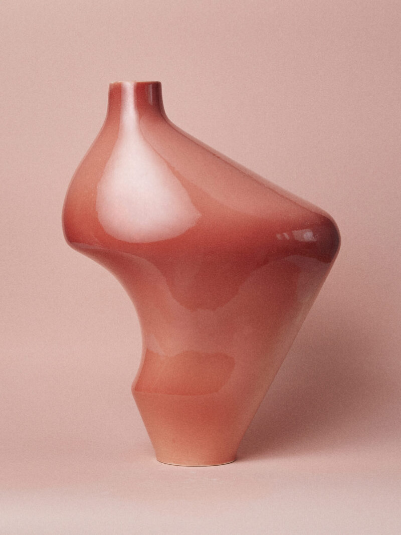 Wazon ceramiczny Modo / Blooming Dahlia/ ręcznie wytwarzany