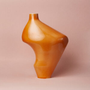 Wazon ceramiczny Modo / Orange/ ręcznie wytwarzany