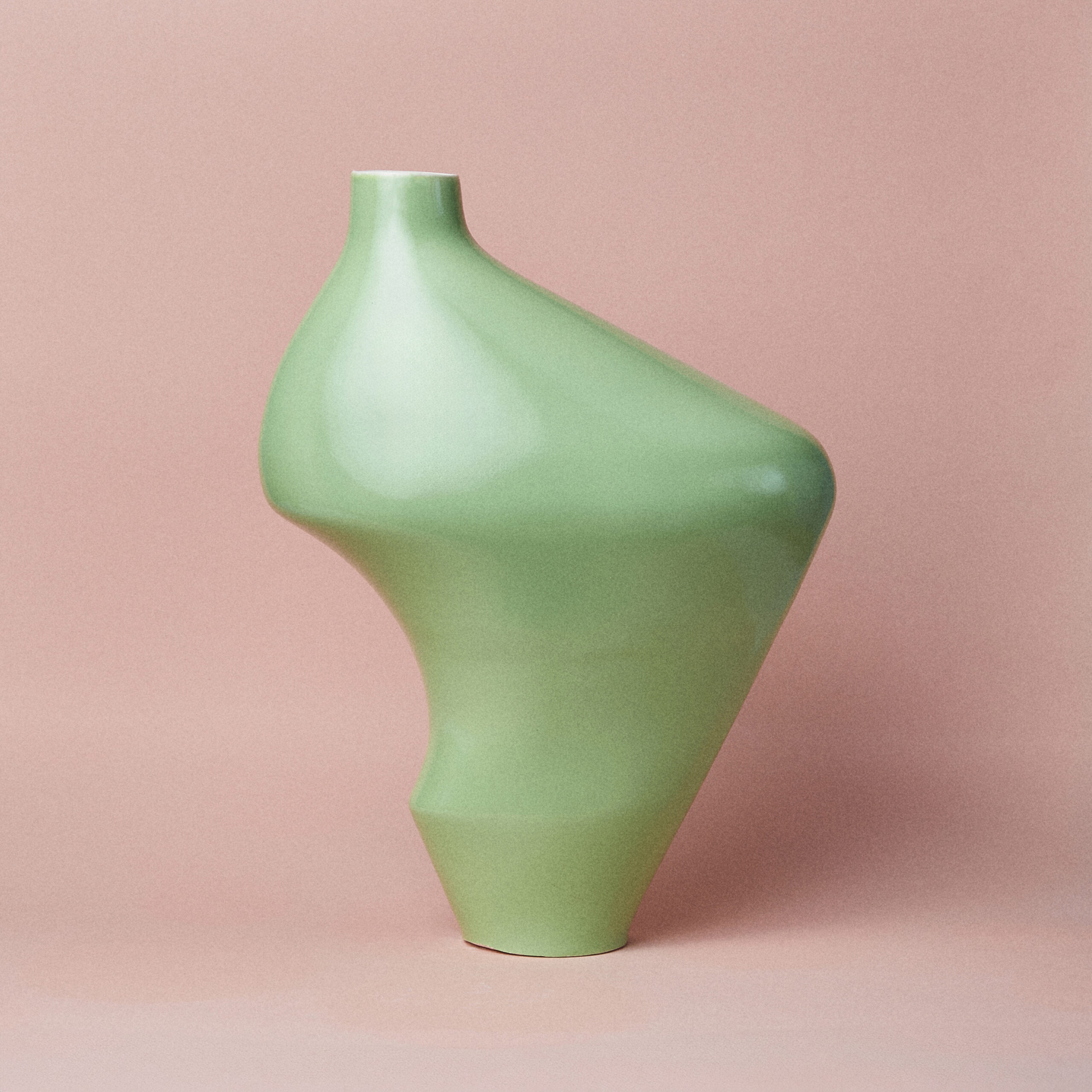 Wazon ceramiczny Modo / Green Pea/ ręcznie wytwarzany