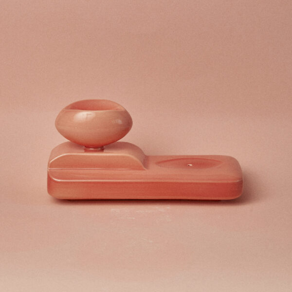 Kadzielnica ceramiczna Bloom/ Blooming Dahlia/ ręcznie wytwarzana