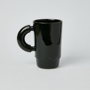 Kubek ceramiczny LOLA / Opal Black/ ręcznie wytwarzany
