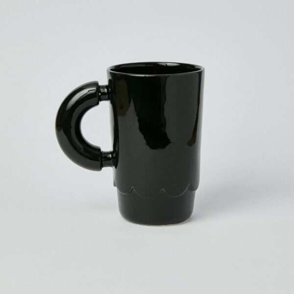 Kubek ceramiczny LOLA / Opal Black/ ręcznie wytwarzany