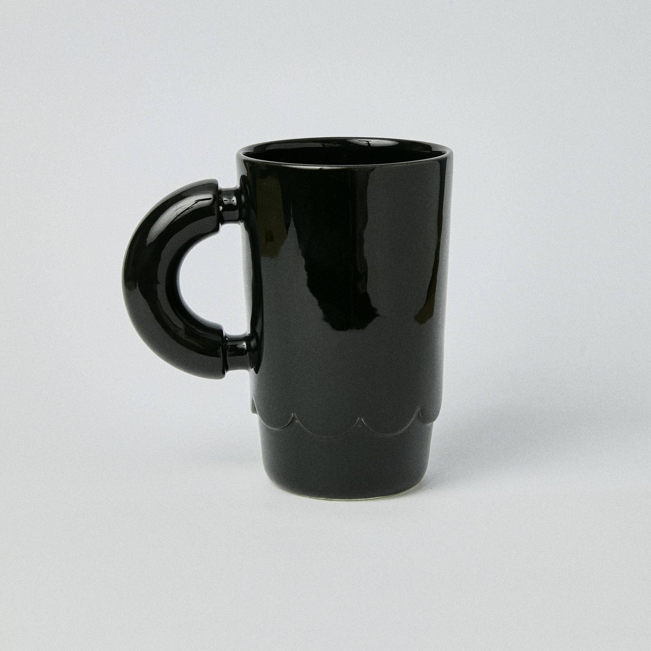 Kubek ceramiczny LOLA / Opal Black/ ręcznie wytwarzany