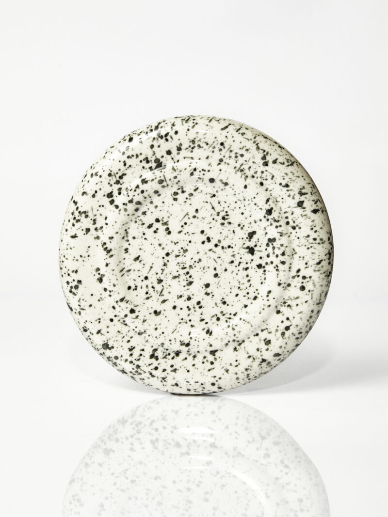 Spodek ceramiczny Jackie / Pollock patern/ ręcznie wytwarzany