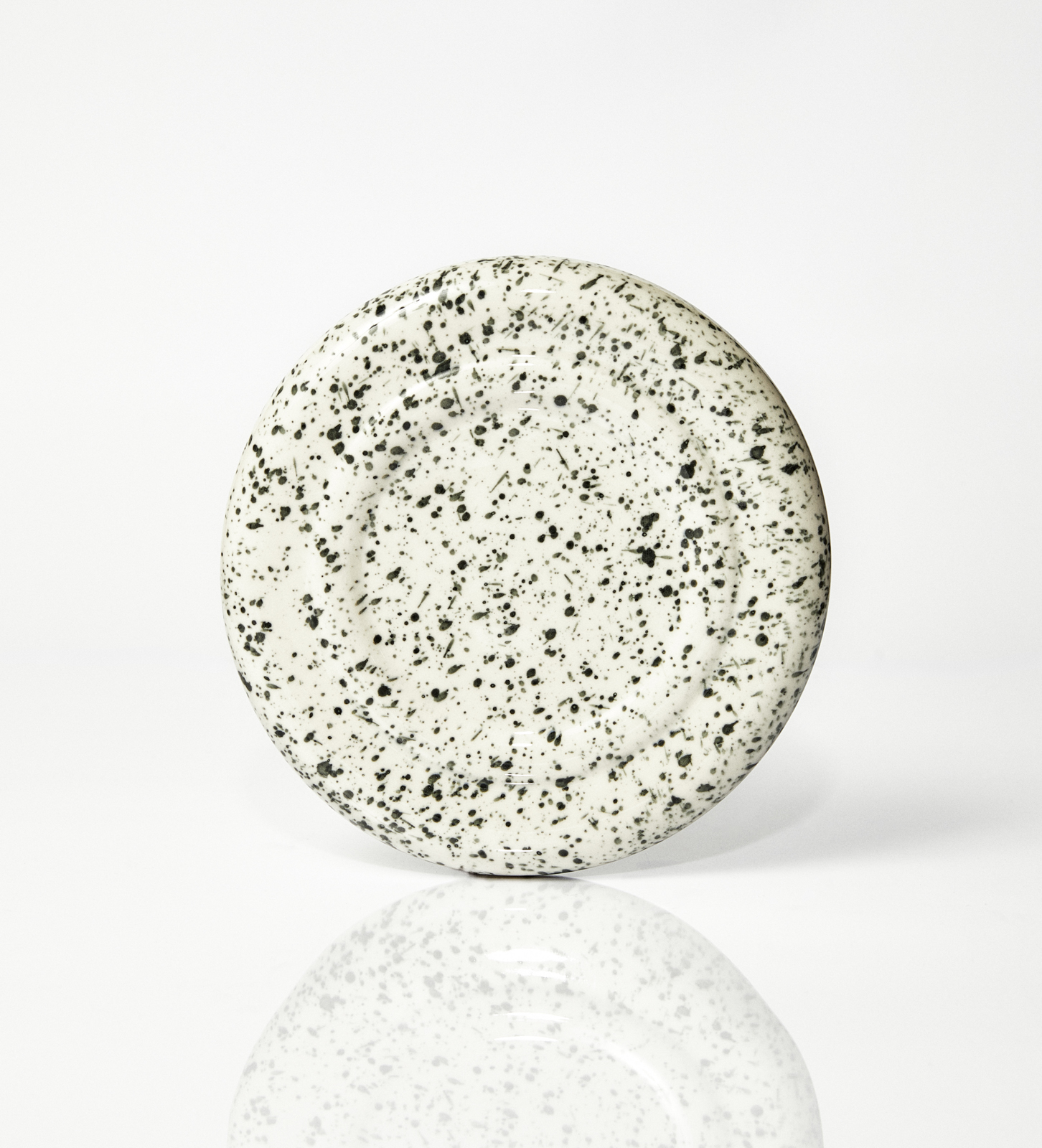 Spodek ceramiczny Jackie / Pollock patern/ ręcznie wytwarzany