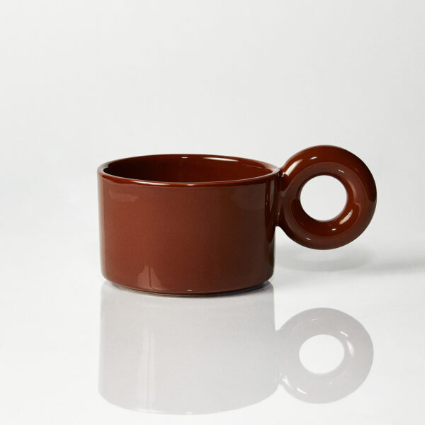 Kubek ceramiczny Jackie / hazlenut/ ręcznie wytwarzany