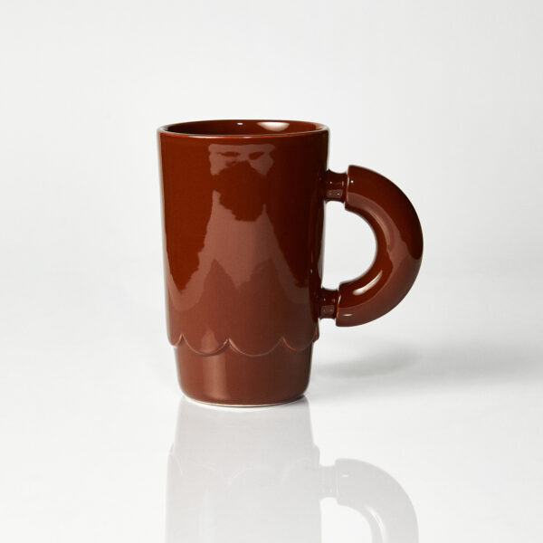 Kubek ceramiczny LOLA / hazlenut/ ręcznie wytwarzany