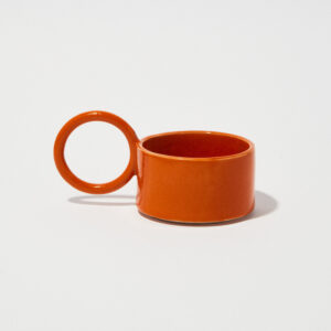Filiżanka ceramiczna Baub /Orange/ ręcznie wytwarzany