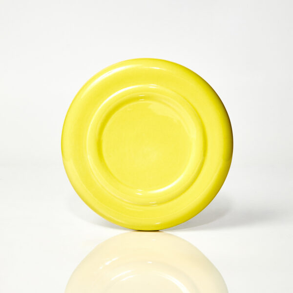 Spodek ceramiczny Jackie / Acid yellow/ ręcznie wytwarzany
