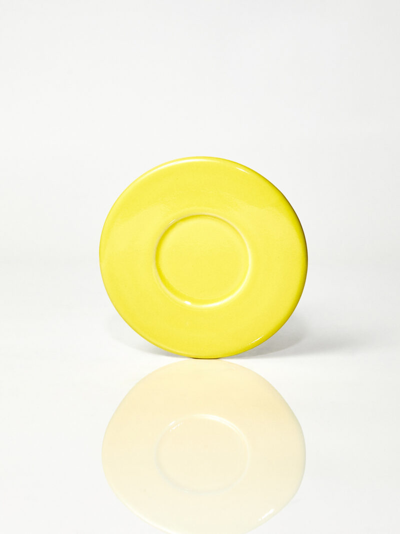 Spodek ceramiczny Baub espresso żółty / Acid Yellow/ ręcznie wytwarzany