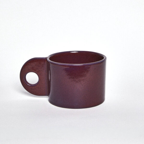 Kubek ceramiczny Baub /śliwkowy / Plum  / ręcznie wytwarzany