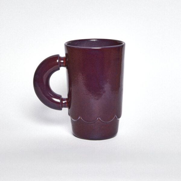 Kubek ceramiczny LOLA / Śliwkowy / Plum  / ręcznie wytwarzany