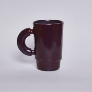 Kubek ceramiczny LOLA / Śliwkowy / Plum  / ręcznie wytwarzany