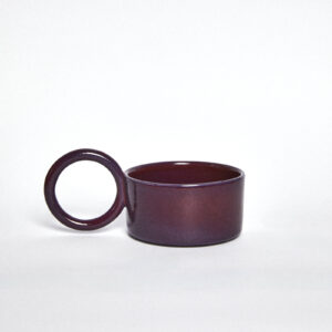 Filiżanka ceramiczna Baub /Śliwkowa / Ręcznie wytwarzana