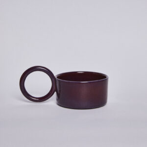 Filiżanka ceramiczna Baub /Śliwkowa / Ręcznie wytwarzana