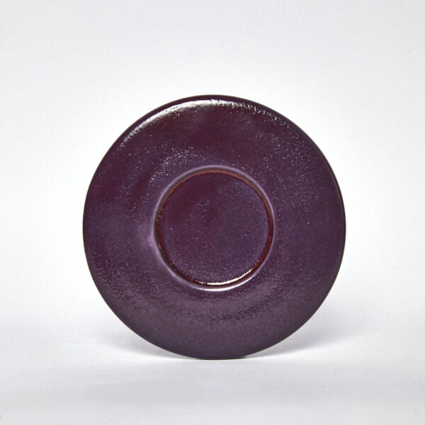 Spodek Baub ceramiczny espresso/śliwkowy / Plum