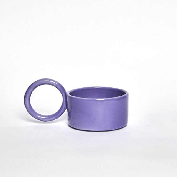 Filiżanka ceramiczna Baub / Fluo Violet