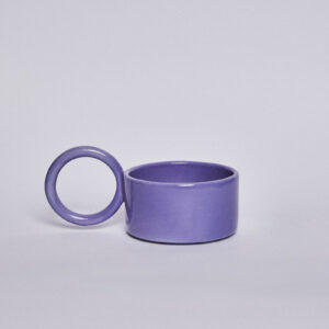 Filiżanka ceramiczna Baub / Fluo Violet