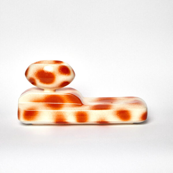 Kadzielnica ceramiczna Bloom/ Orange dot