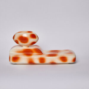 Kadzielnica ceramiczna Bloom/ Orange dot