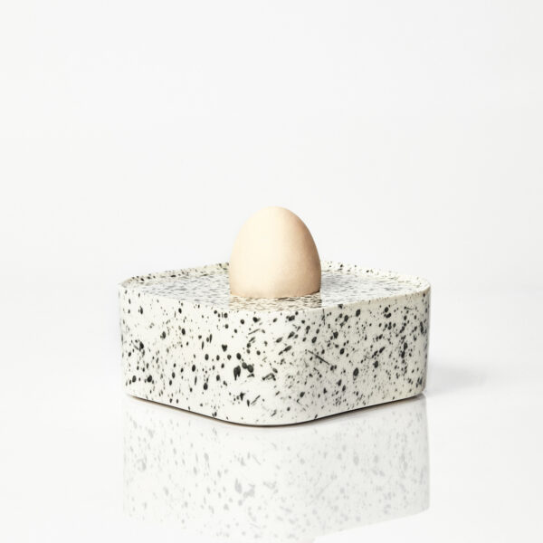 Holder na jajko CAMELOT / Pollock patern/ ręcznie wytwarzany