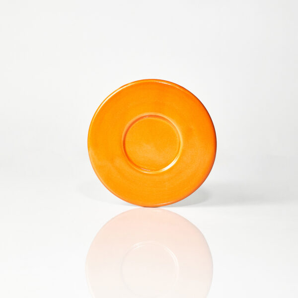 Spodek ceramiczny Baub espresso / Orange/ ręcznie wytwarzany