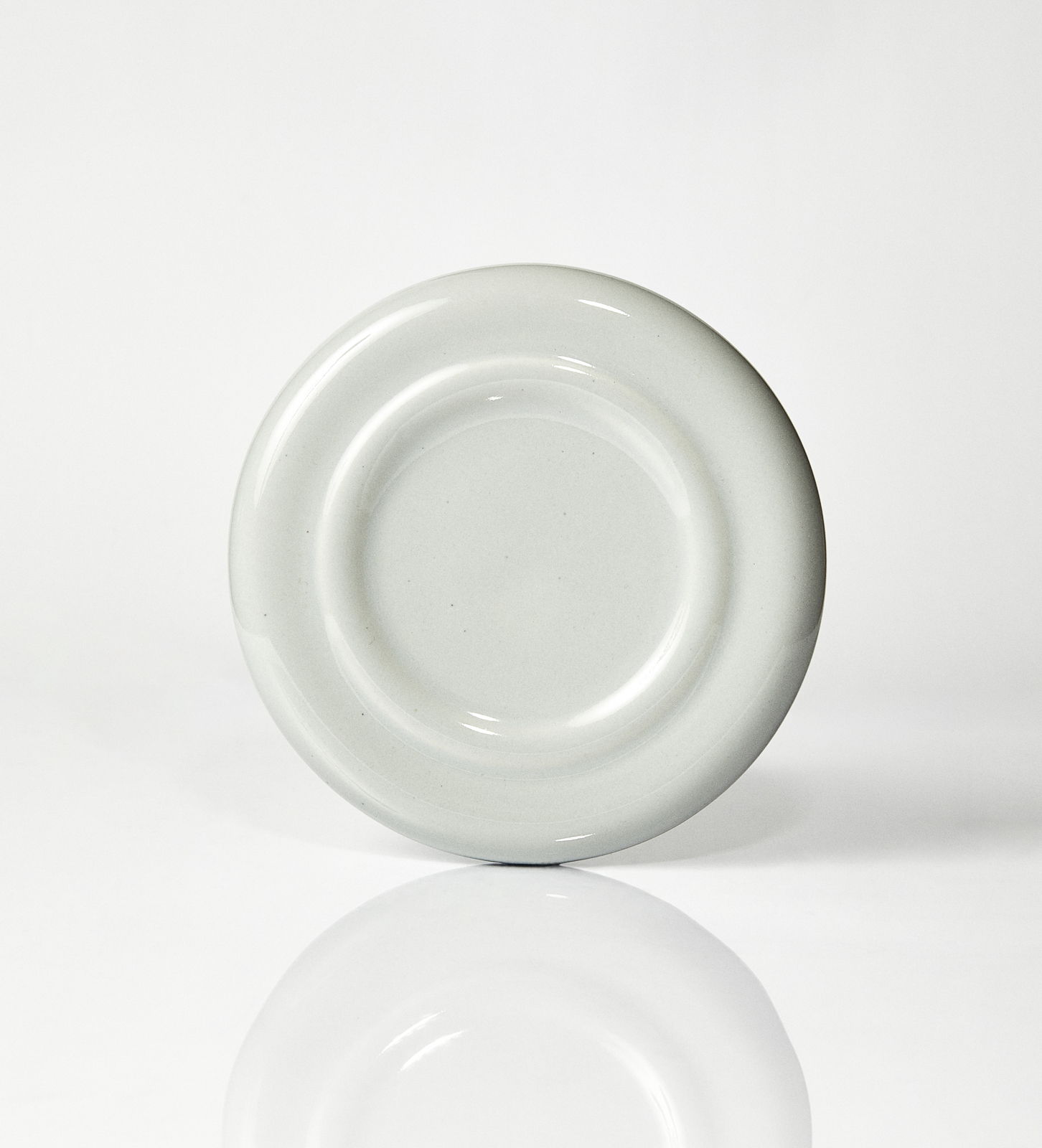 Kubek ceramiczny plus spodek Jackie / Taupe/ ręcznie wytwarzane - obrazek 3