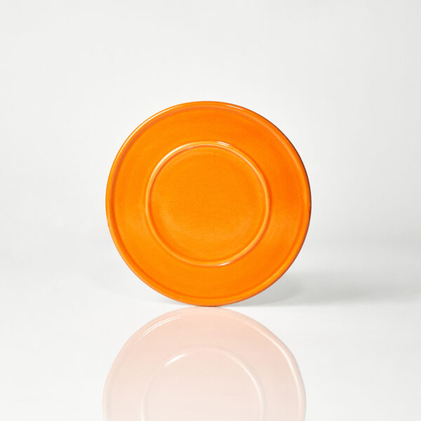 Spodek ceramiczny Baub / Orange/ ręcznie wytwarzany
